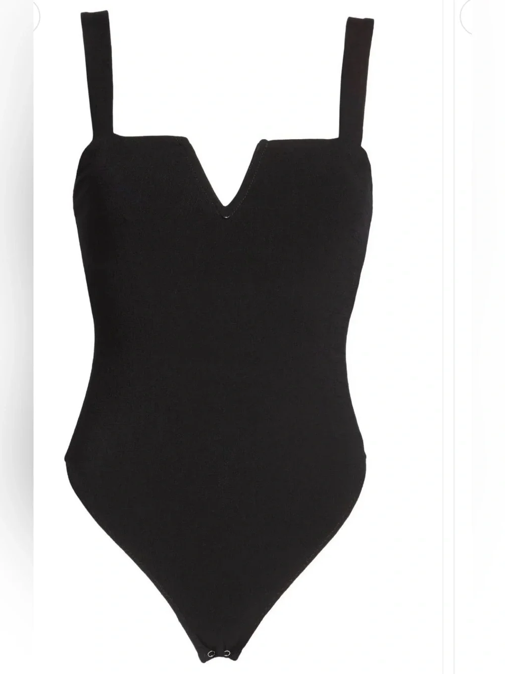 Free People Black Sweetheart Low Back Bodysuit Size Small